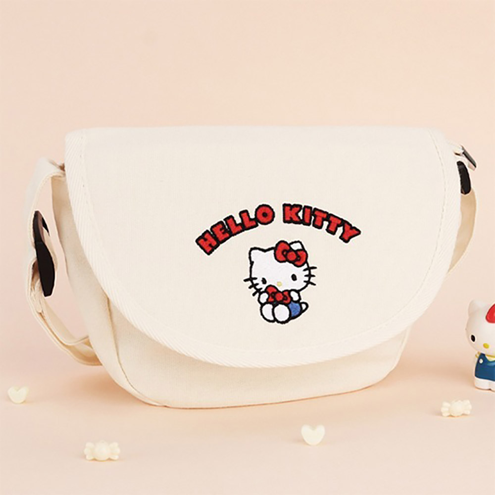 헬로키티 심플 크로스백 아이보리