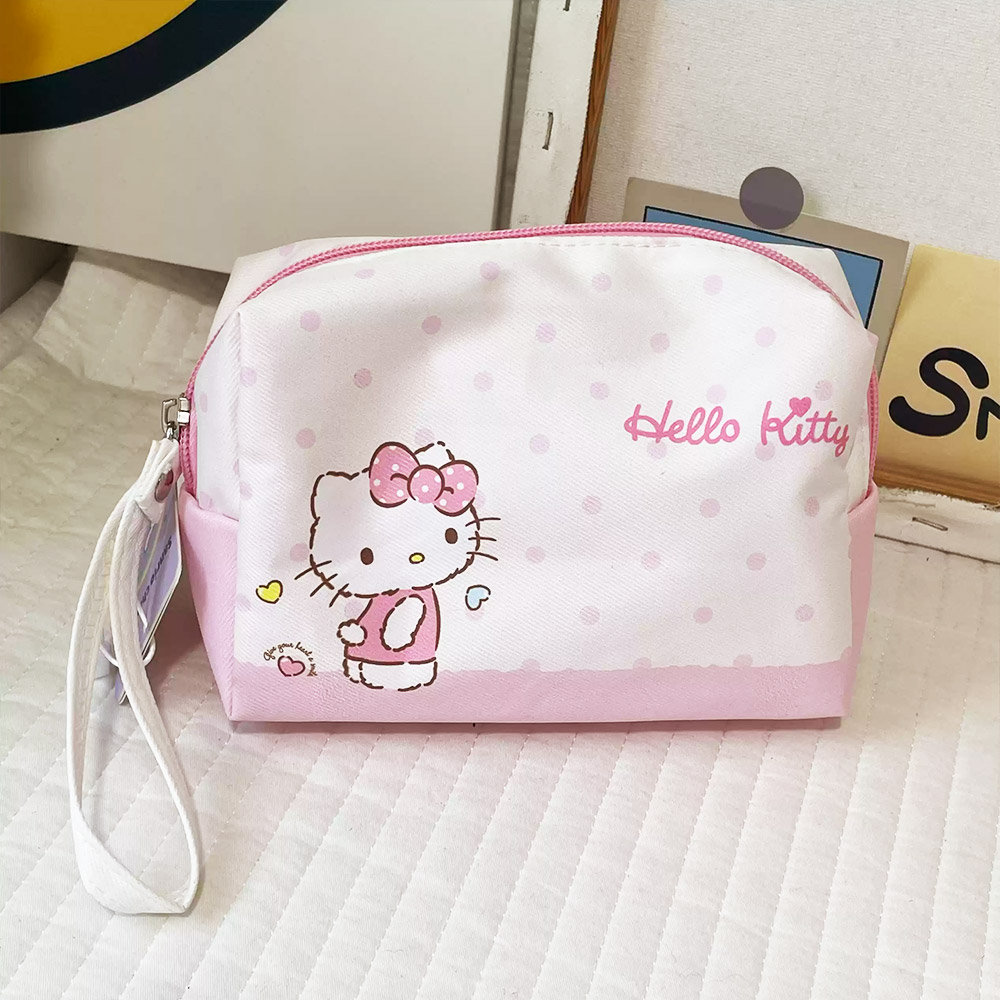 산리오 투톤 파우치 - 헬로키티