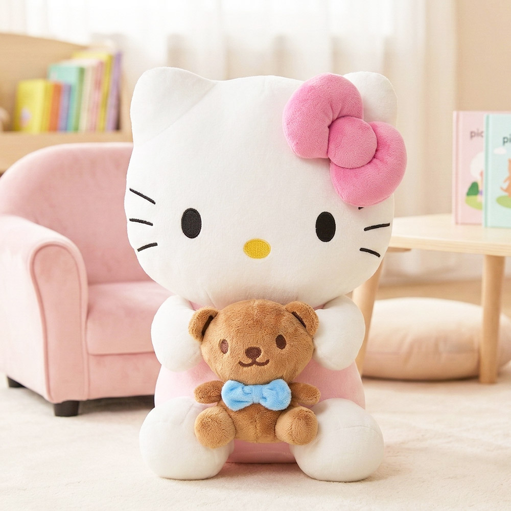 산리오 헬로키티 프렌즈 봉제인형 25cm 중형