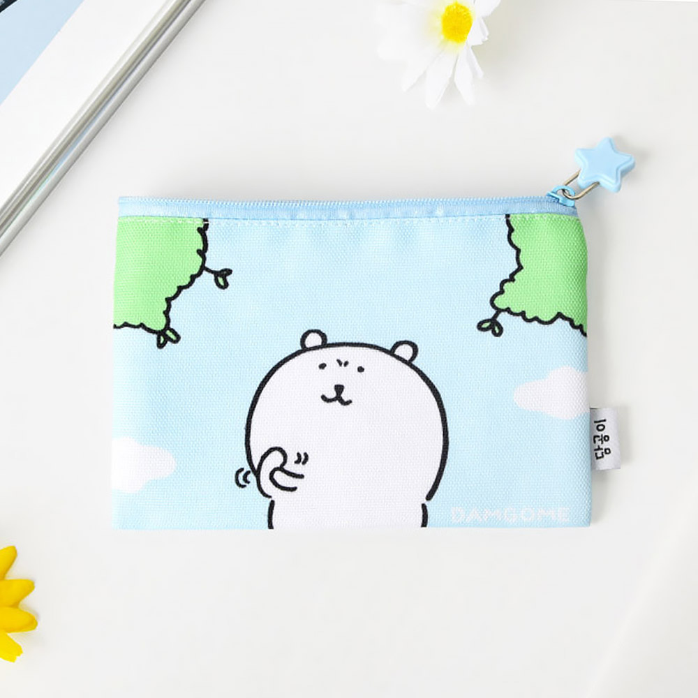 담곰이 하늘 사각 파우치