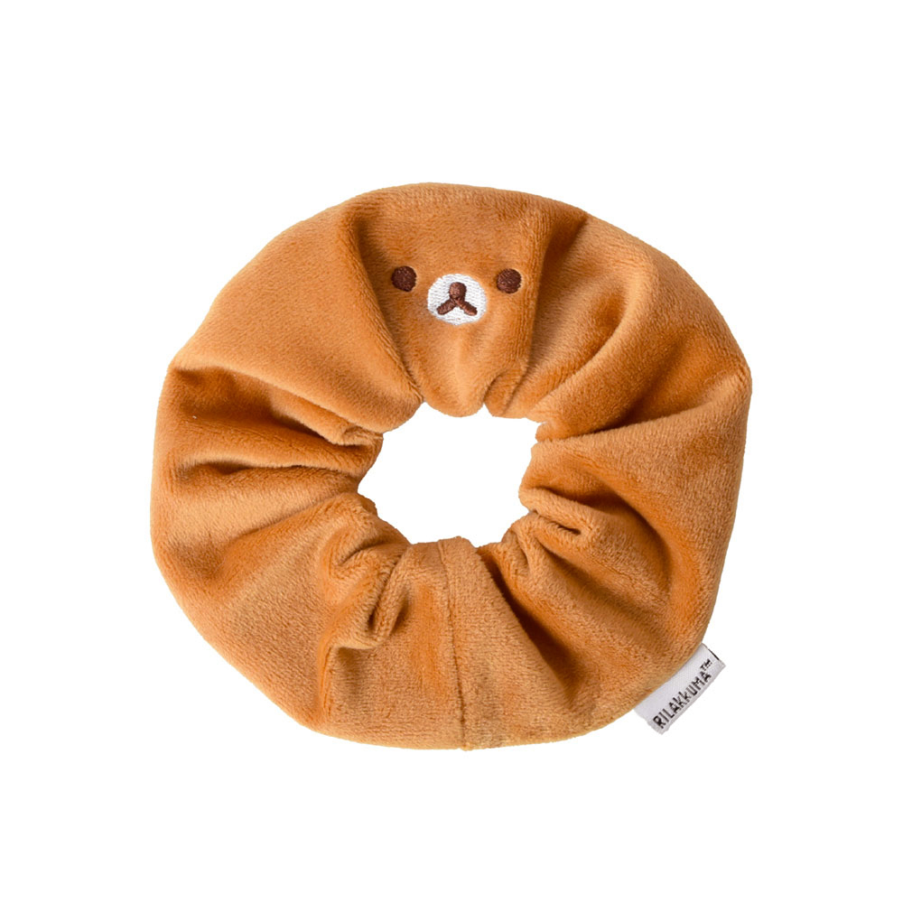 리락쿠마 자수 스크런치