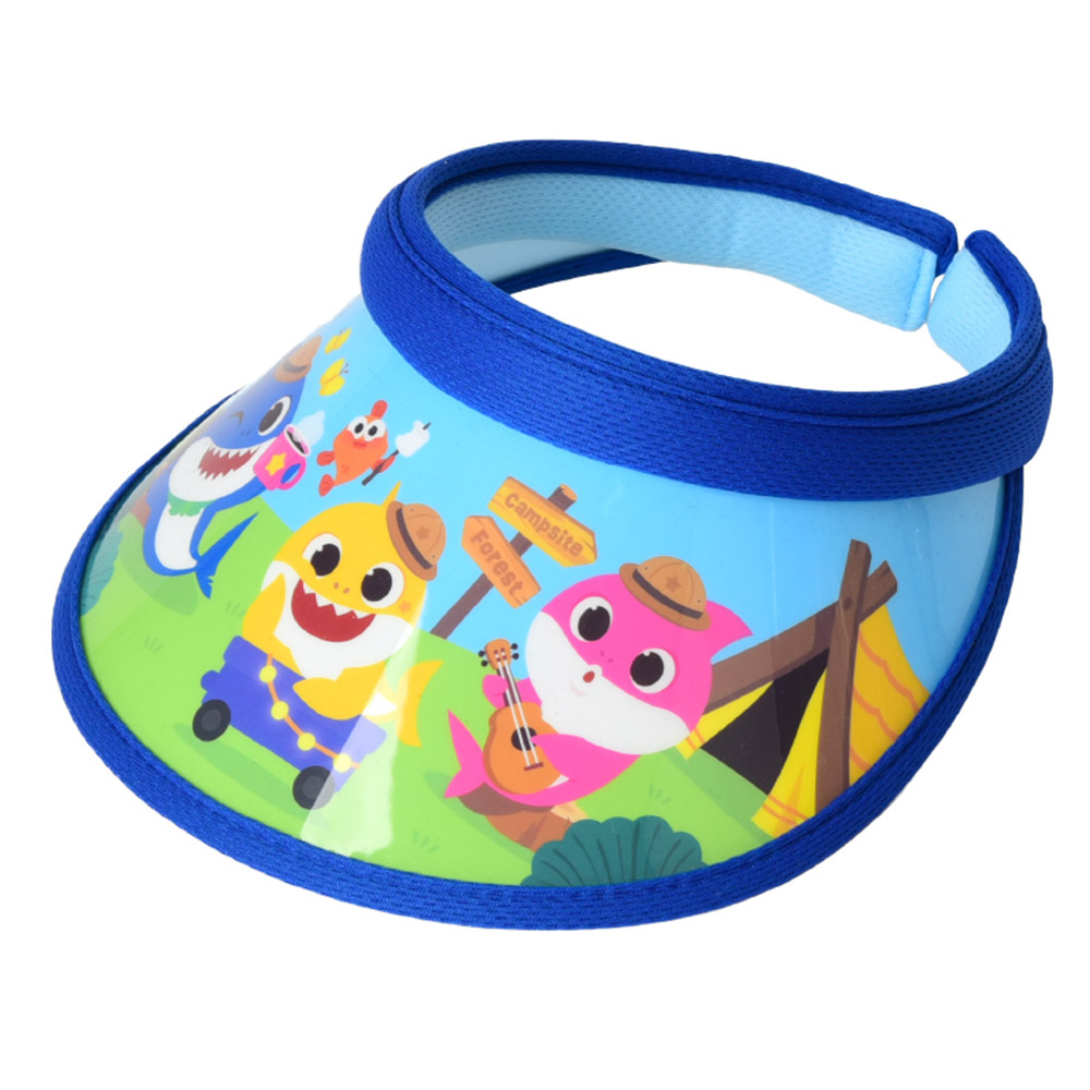 핑크퐁 상어가족 캠핑 썬캡 블루