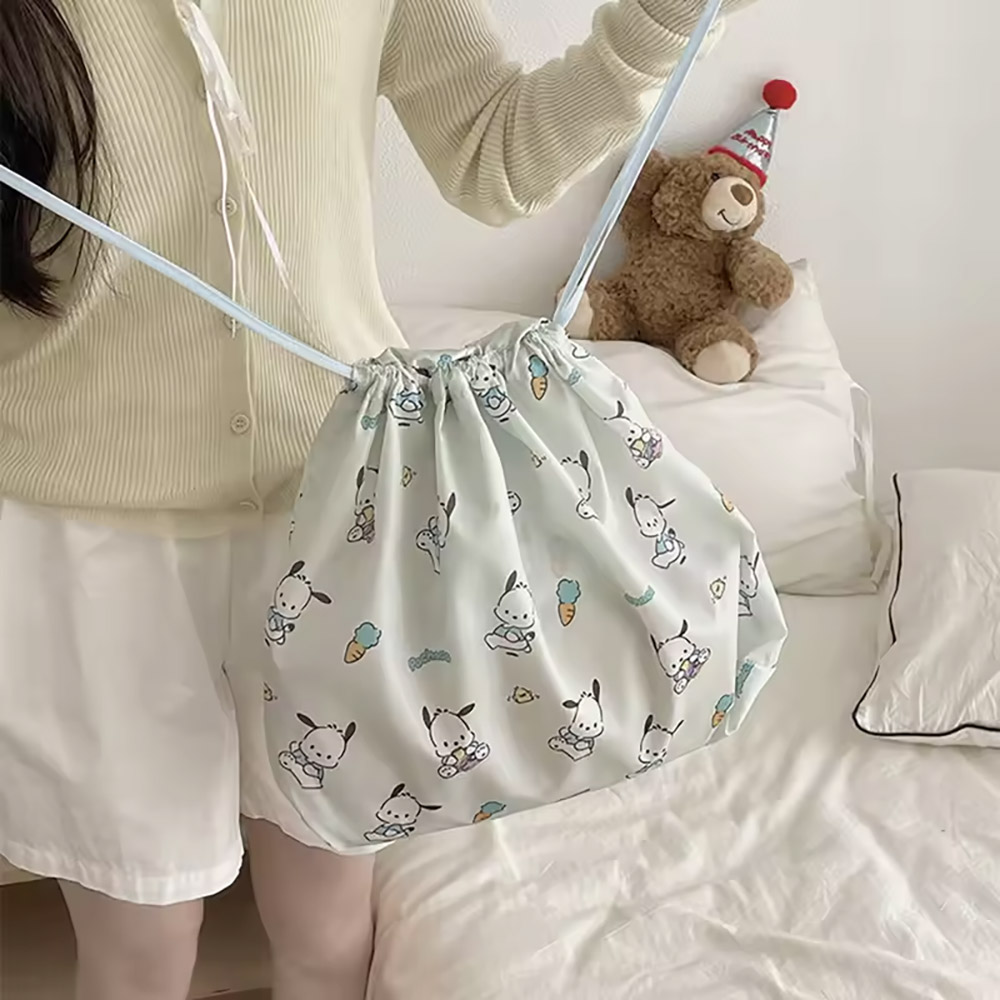 산리오 조리개 에코백 - 포차코