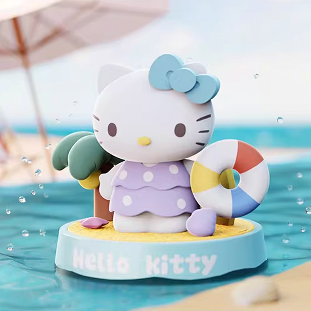 헬로키티 피규어 고체 방향제 - 퍼플