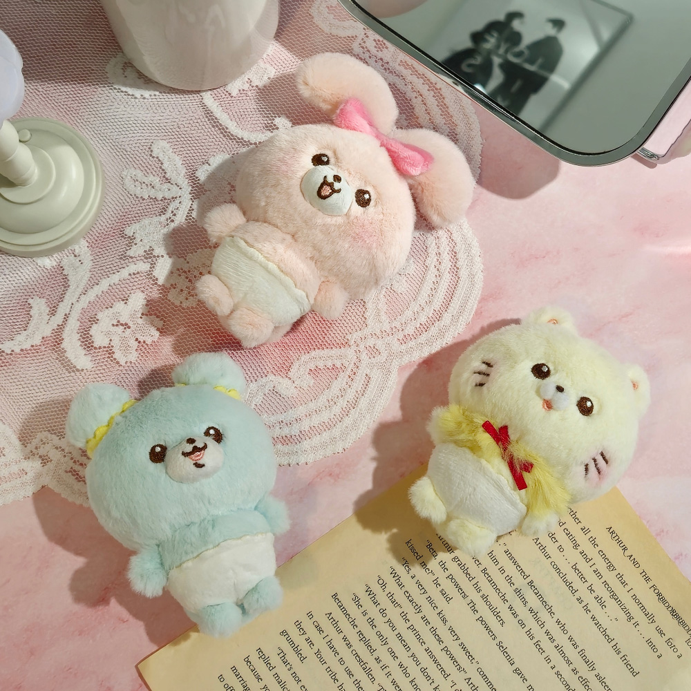 만두토끼 스탠딩 키링인형 S 3종 택1