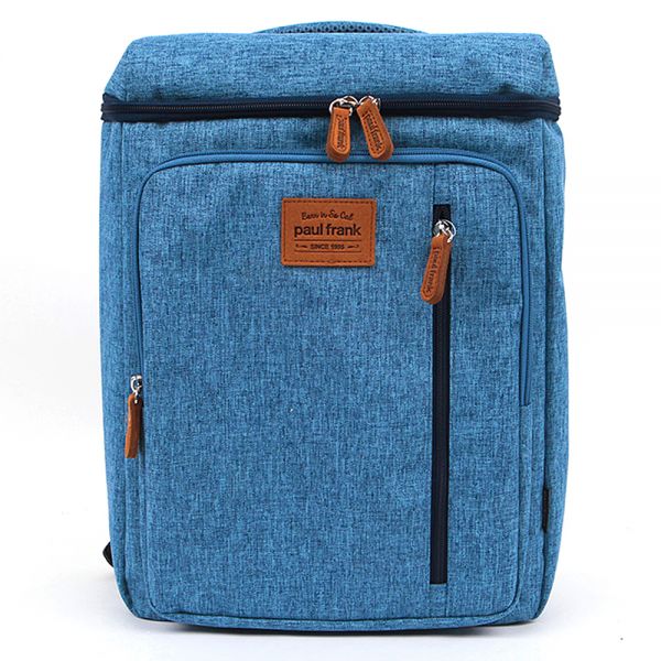 폴프랭크 세로지퍼 백팩 - 데님