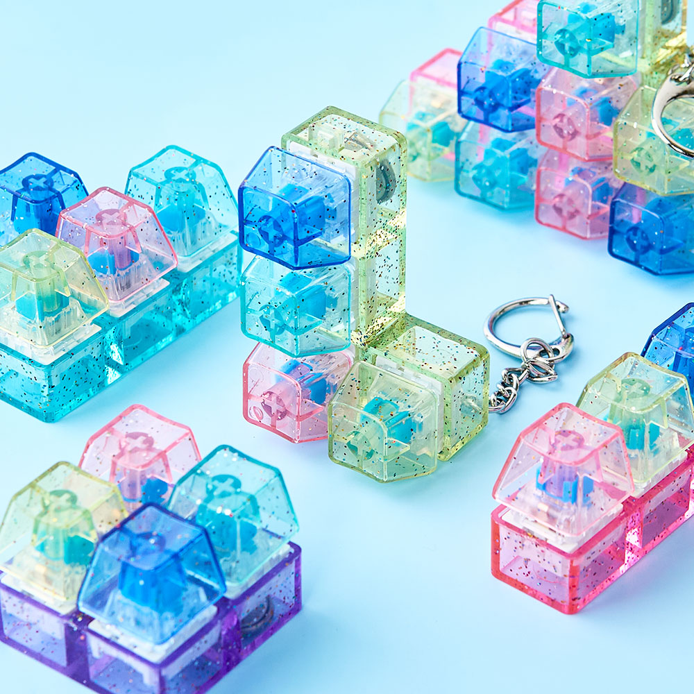 테트리스 LED 키보드 딸깍이 12EA