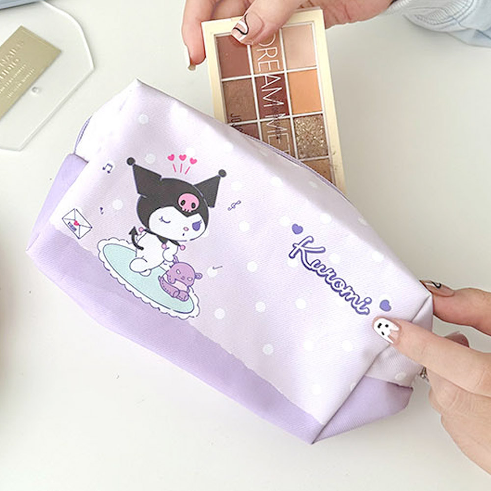 산리오 투톤 파우치 - 쿠로미