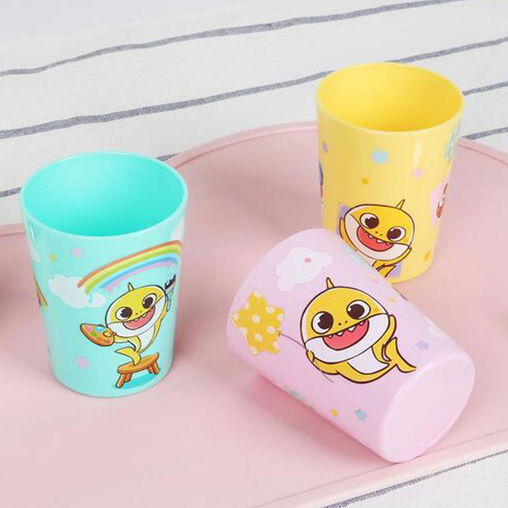 핑크퐁 아기상어 큐티컵 3P