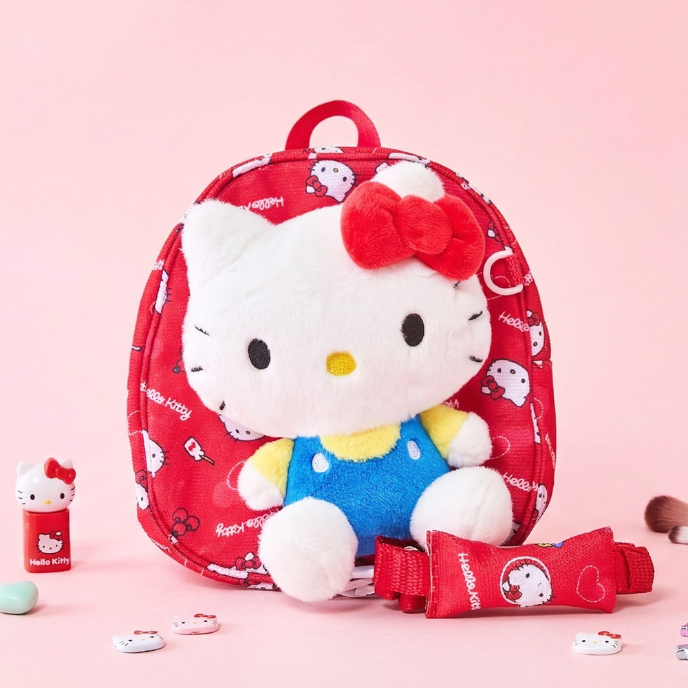 헬로키티 반입체 미아방지가방 레드