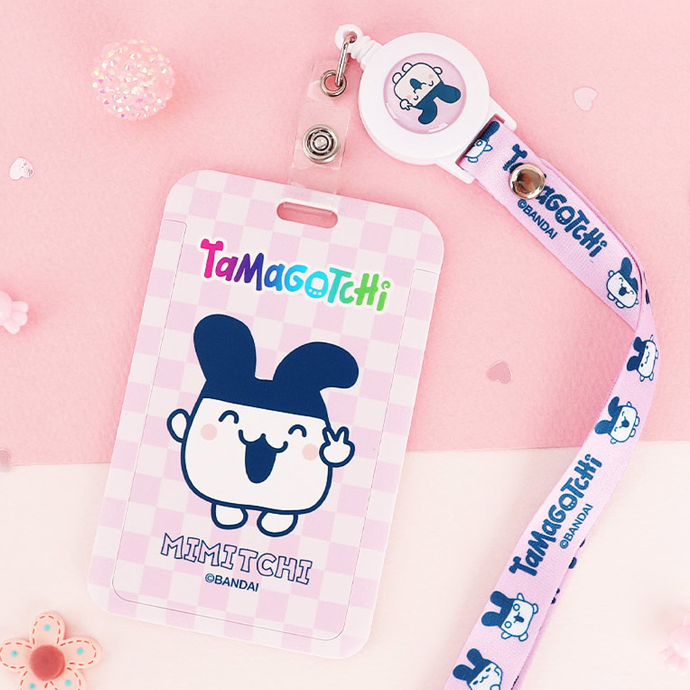 다마고치 미미치 릴 목걸이 교통카드 지갑