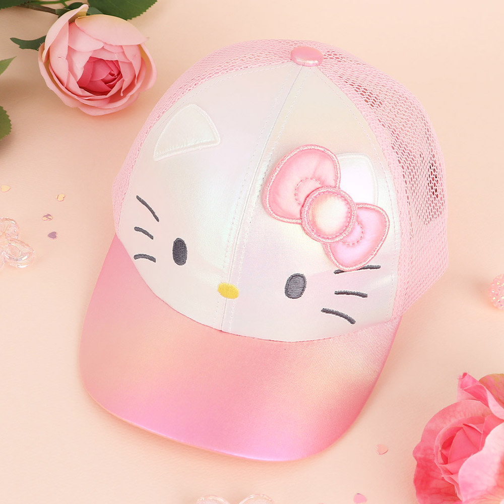 헬로키티 완구형 메쉬 볼캡