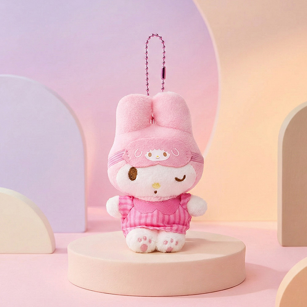 산리오 마이멜로디 꿀잠 가방고리 8cm