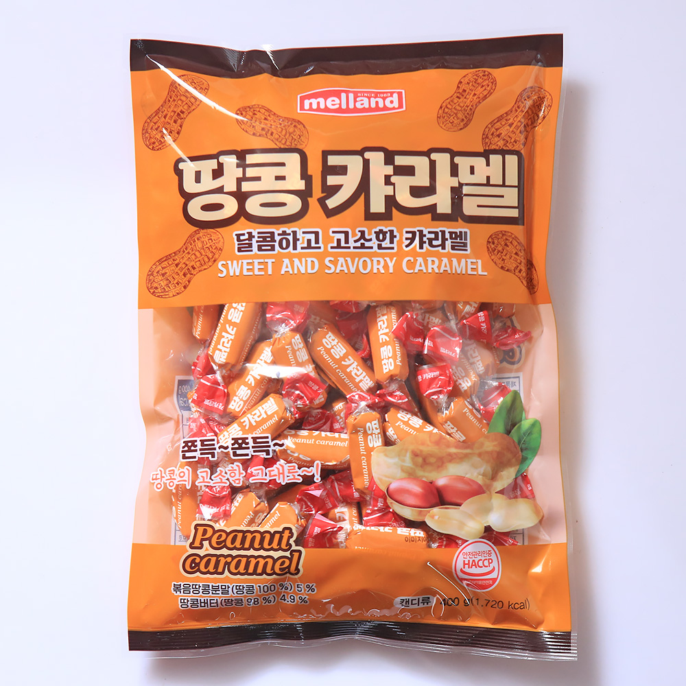 땅콩카라멜 (400g) 화이트데이 사탕 캔디 간식 선물