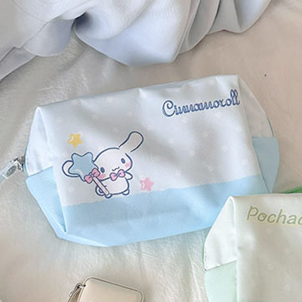 산리오 투톤 파우치 - 시나모롤