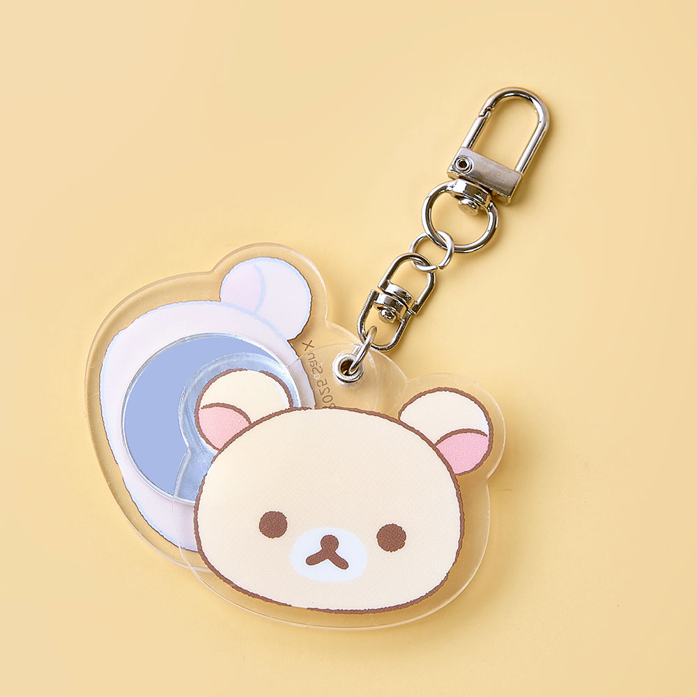 리락쿠마 베이직 키링거울 - 코리락쿠마