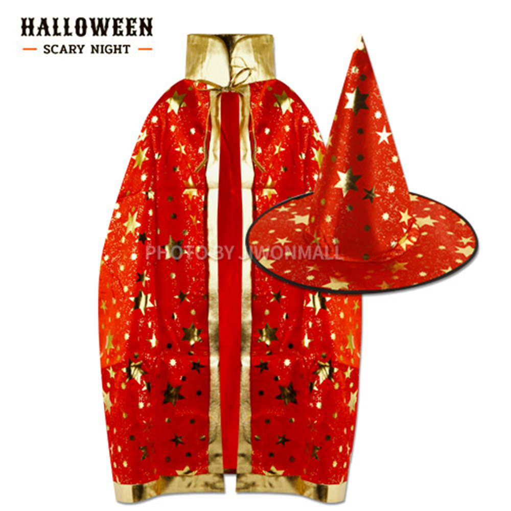 할로윈 레드스타 망토세트 (일반모자)
