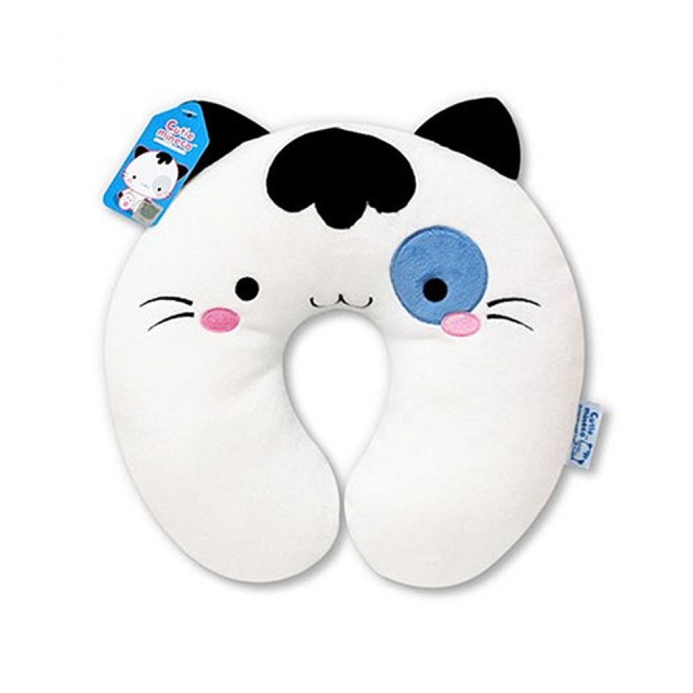 미네코 목쿠션 블루