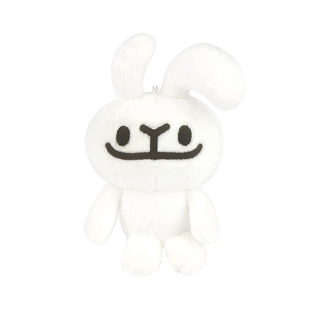 바글바글 하토씨 마스코트인형 13cm 화이트
