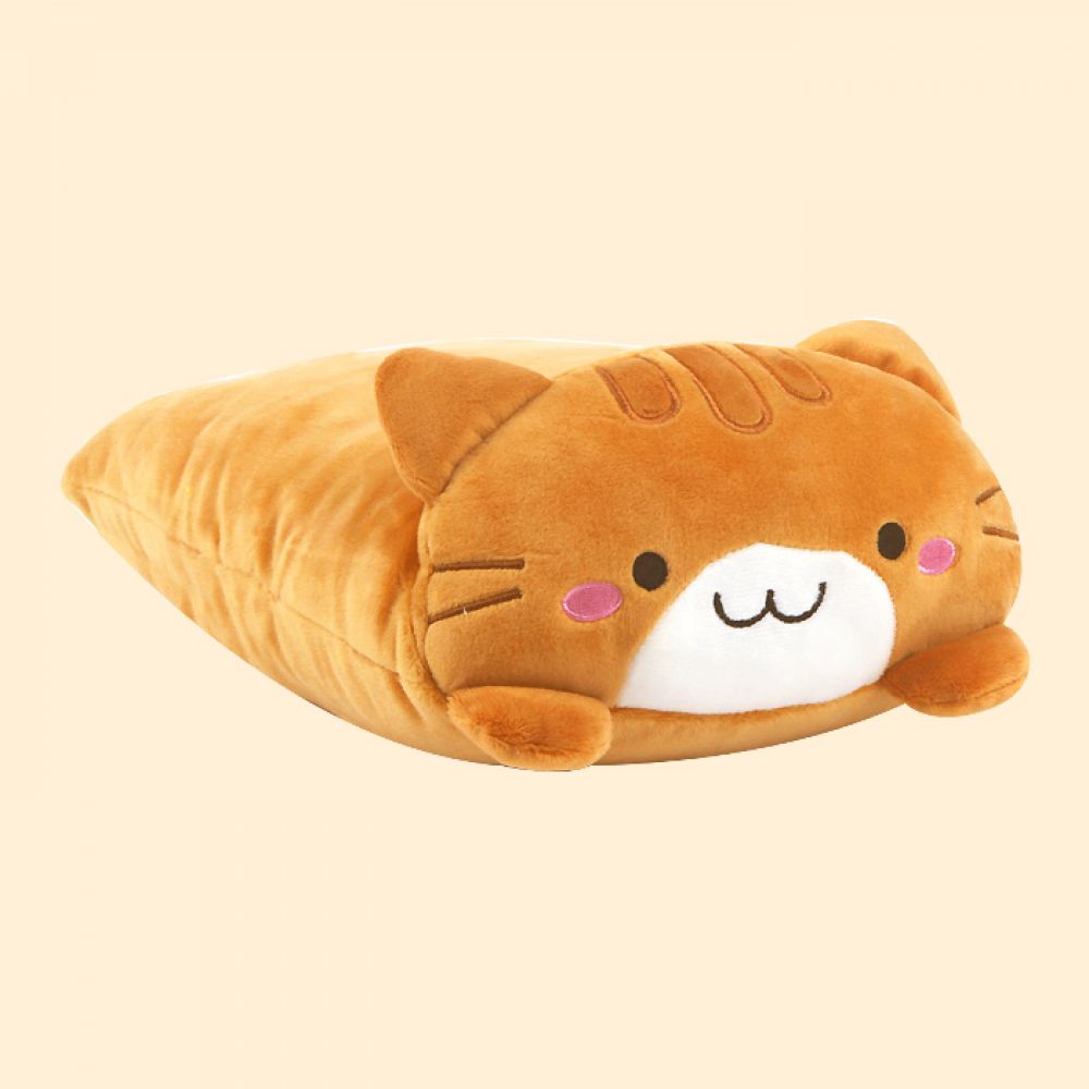 미네코 사각쿠션 소 30cm 브라운