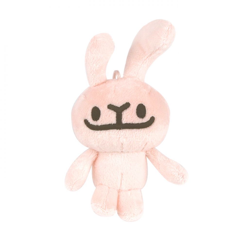 바글바글 하토씨 마스코트인형 13cm 핑크